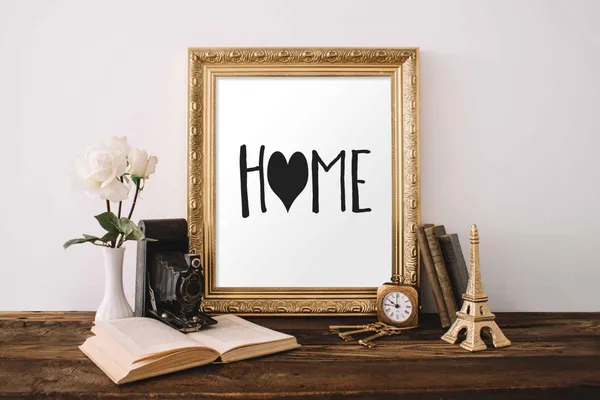 Love Typography Quote Art Print, Black And White
