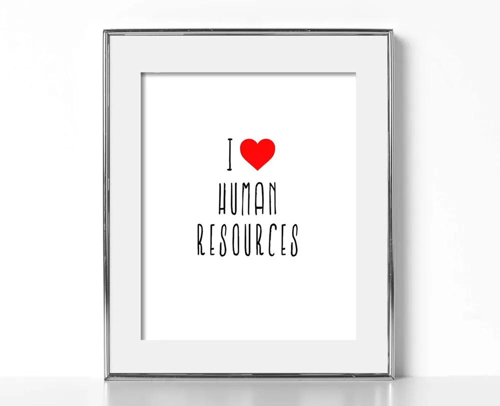Human Resources Gift Art Print