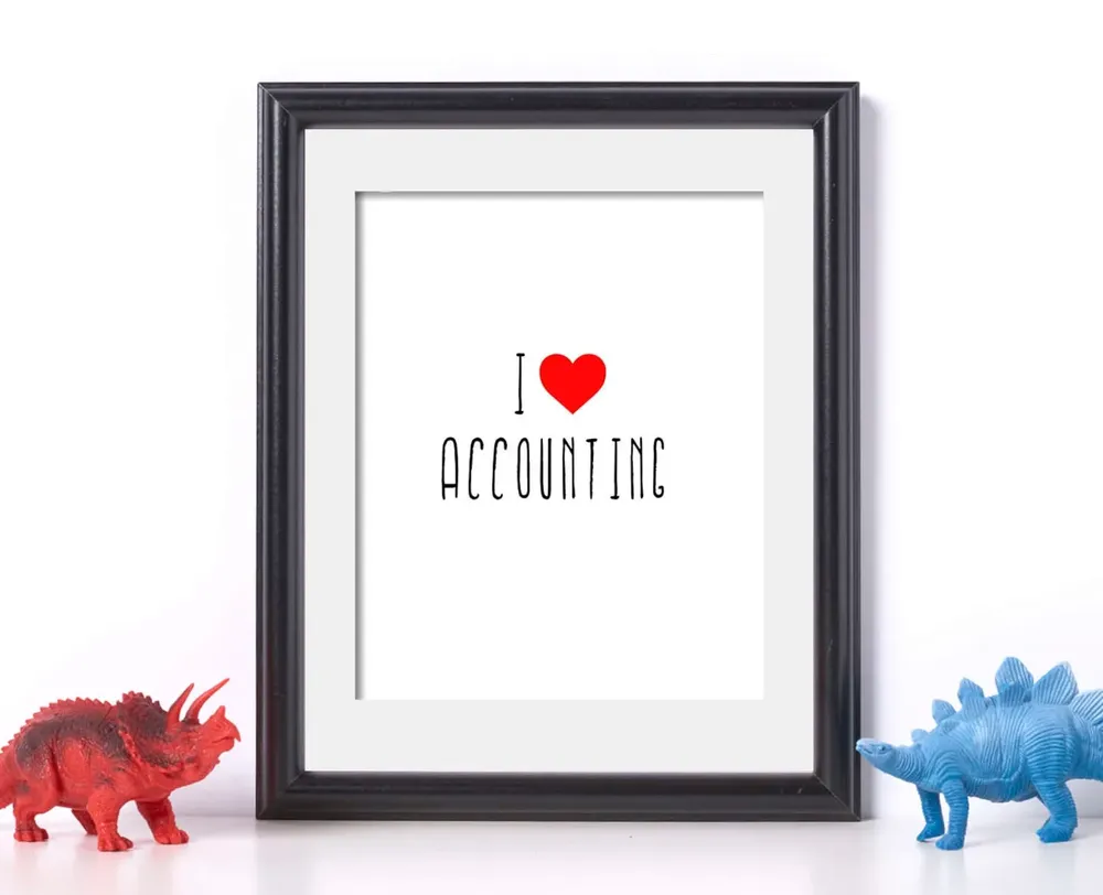 Accounting Gifts Art Print