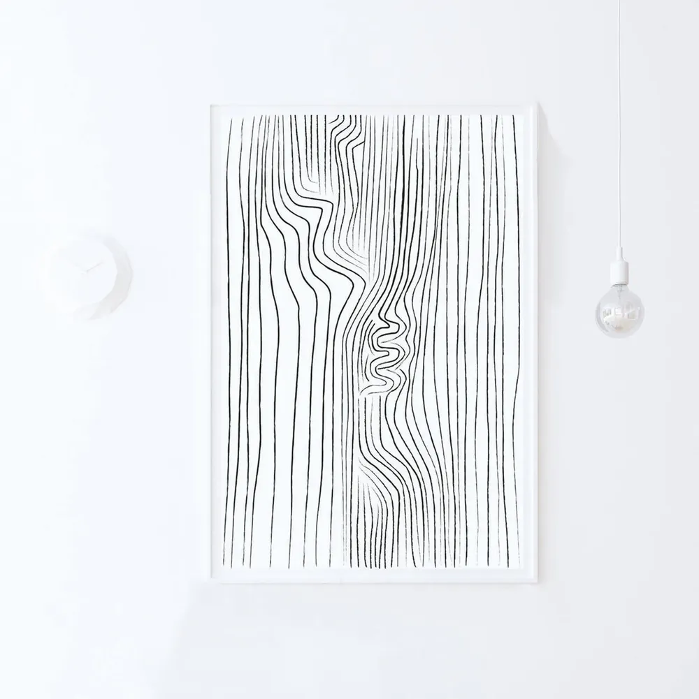 Abstract Lines, Scandinavian Minimalist Art Print - Image 2