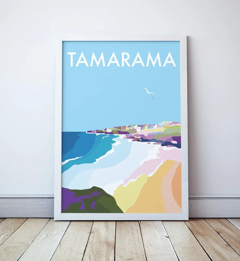 Tamarama Beach Travel Poster