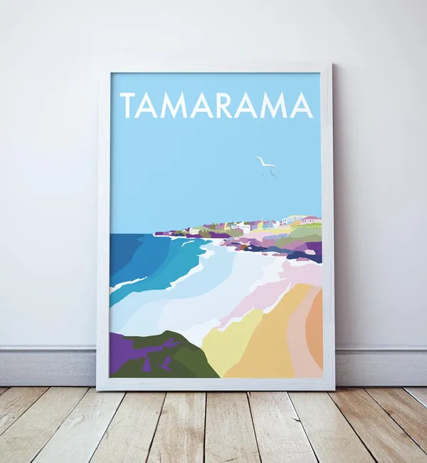 Tamarama Beach Travel Poster