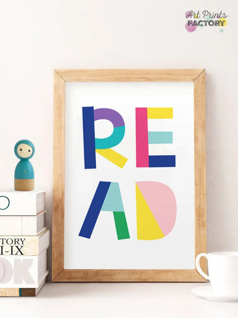Book Lover Library Quotes Art Print