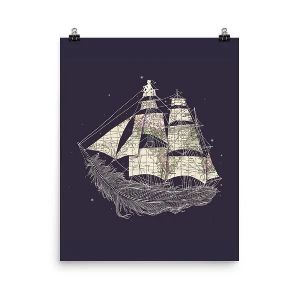 Wherever The Wind Blows Art Print