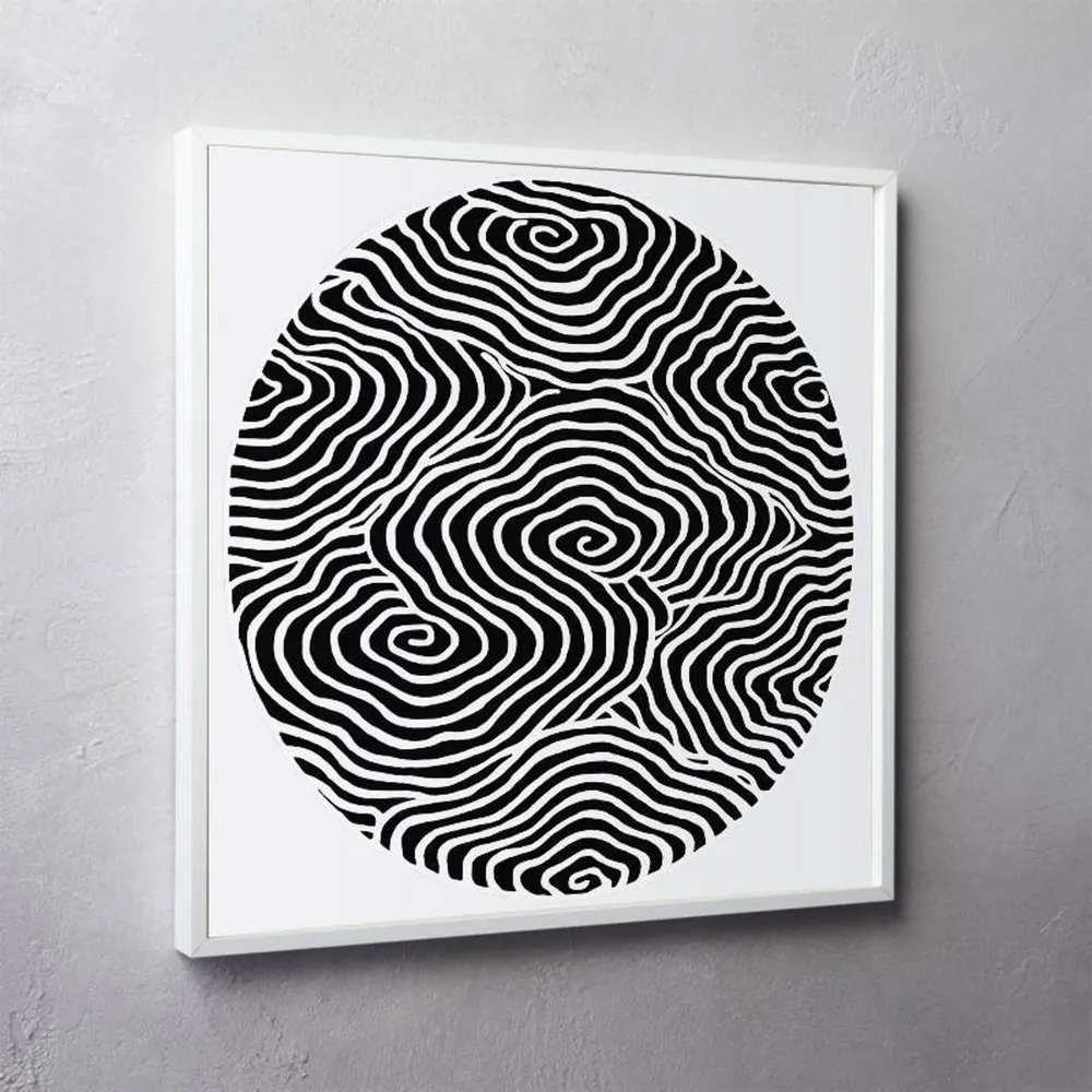 Circle Print Abstract Art Print - Image 3