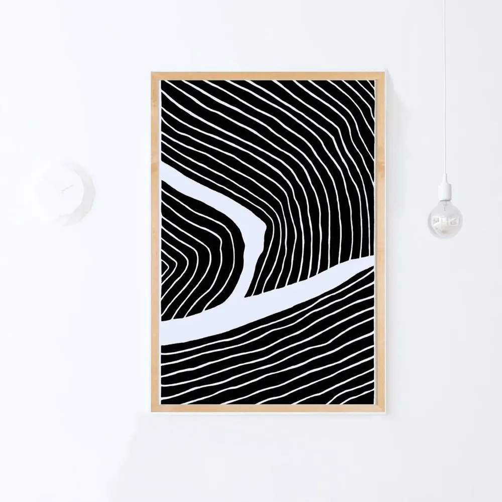Oversized Abstract Wall Art Print - Image 2