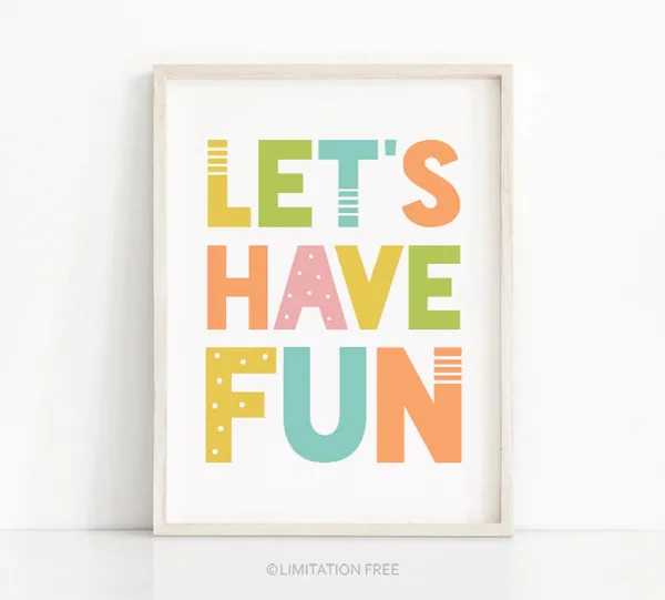Neutral Nursery Kids Art Print, Playroom Decor