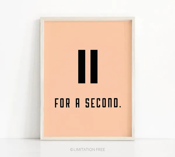 Modern Minimalist Motivational Quote Art Print