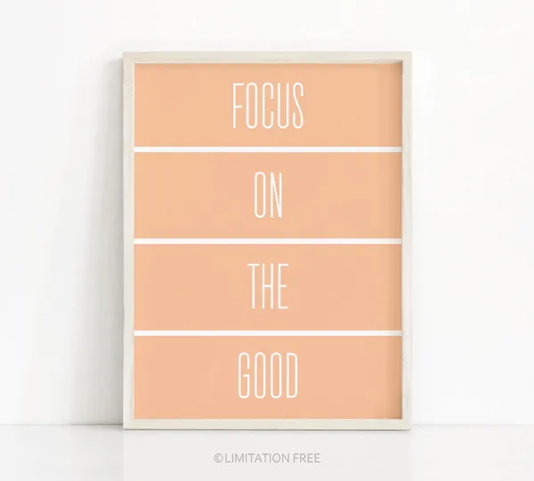 Motivational Quote Typography Wall Art Poster