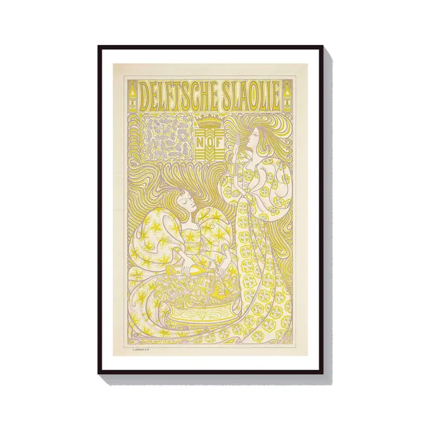 Paris Art Nouveau Print, Jan Toorop French Ad