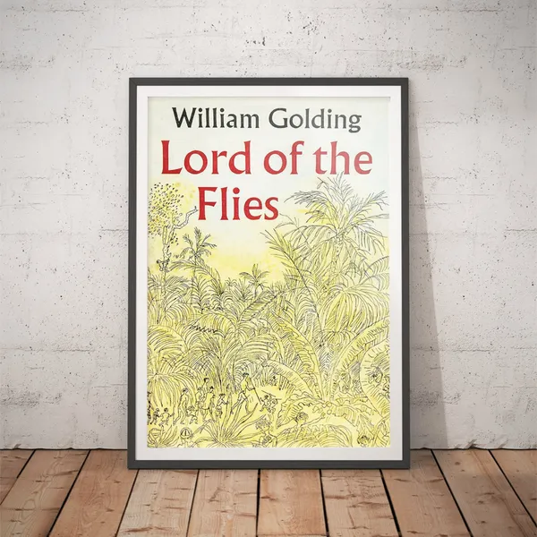 Lord Of The Flies Vintage Literary Poster Print