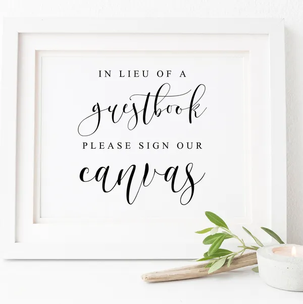 Wedding Sign Guestbook Sign for Wedding Reception