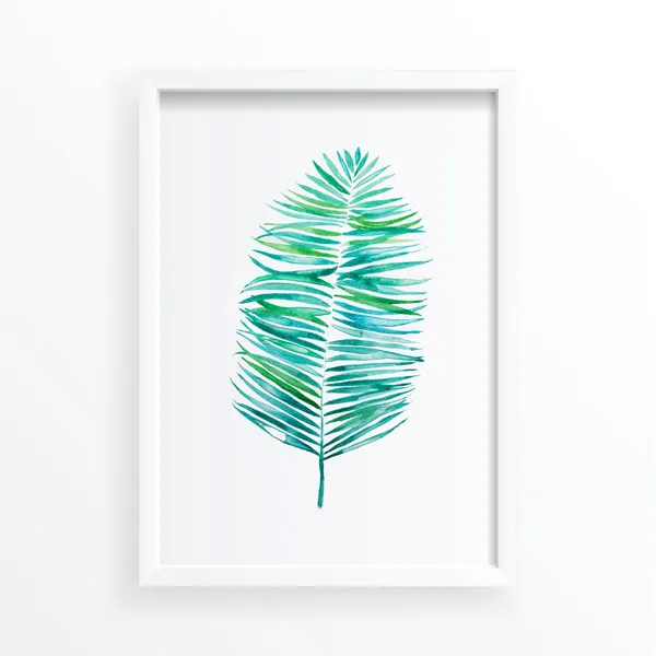 Palm Leaf Botanical Watercolour Art Print