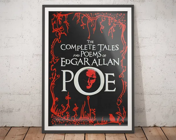 Edgar Allan Poe Vintage Literary Art Print
