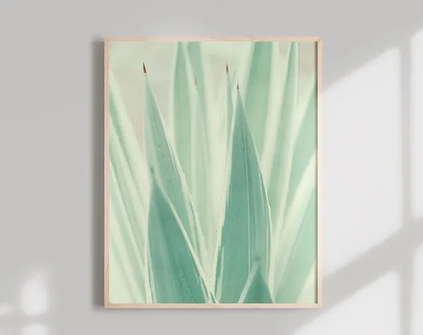 Saguaro Cactus Modern Botanical Art Print