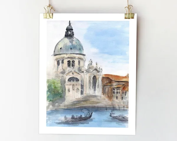 Venice Italy Print, Basilica Di Santa Maria Della Salute