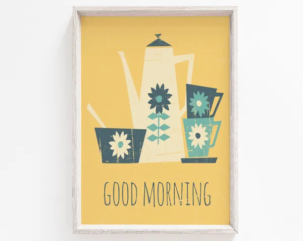 Tea Kitchen Quote Art Print