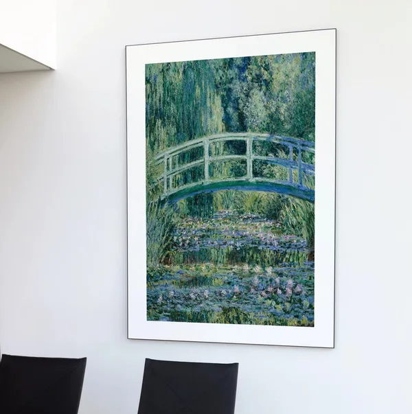 Monet Garden Water Lilies and Japanese Bridge Art Print
