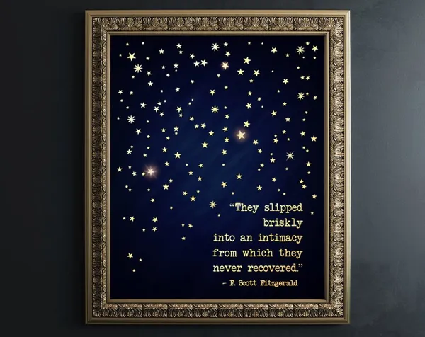 F. Scott Fitzgerald Typewriter Quote, Art Print