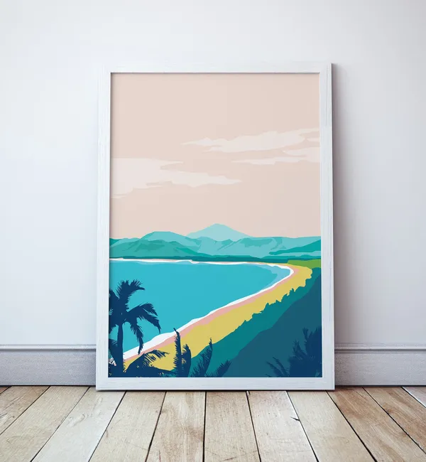 Beach Travel Print, Port Douglas Australia