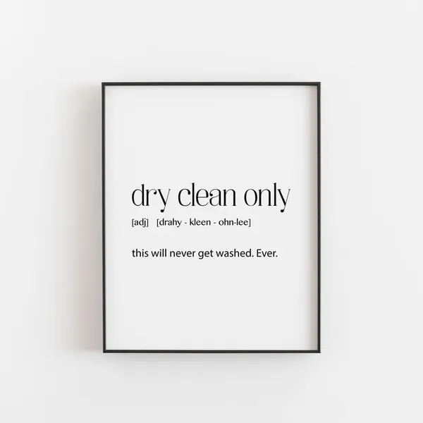 Laundry Room Decor Sign, Washroom Definition Art Print
