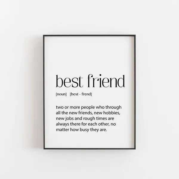 Best Friend Gift Definition, Birthday Christmas Gift