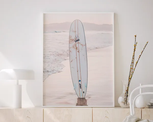 Surfboard Decor Beach Life Surf Photography Art Print
