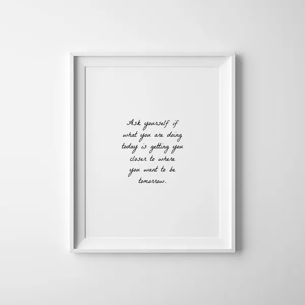 Motivational Quote Art Print, Goal Setting Inspiration