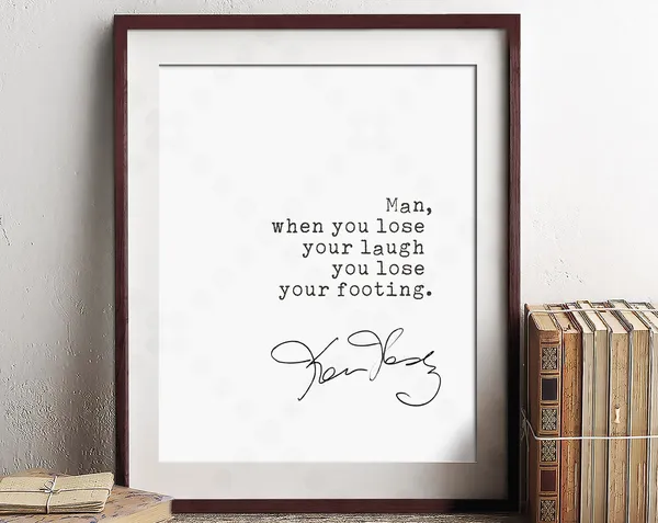 Ken Kesey Quote, One Flew Over The Cuckoo's Nest Poster