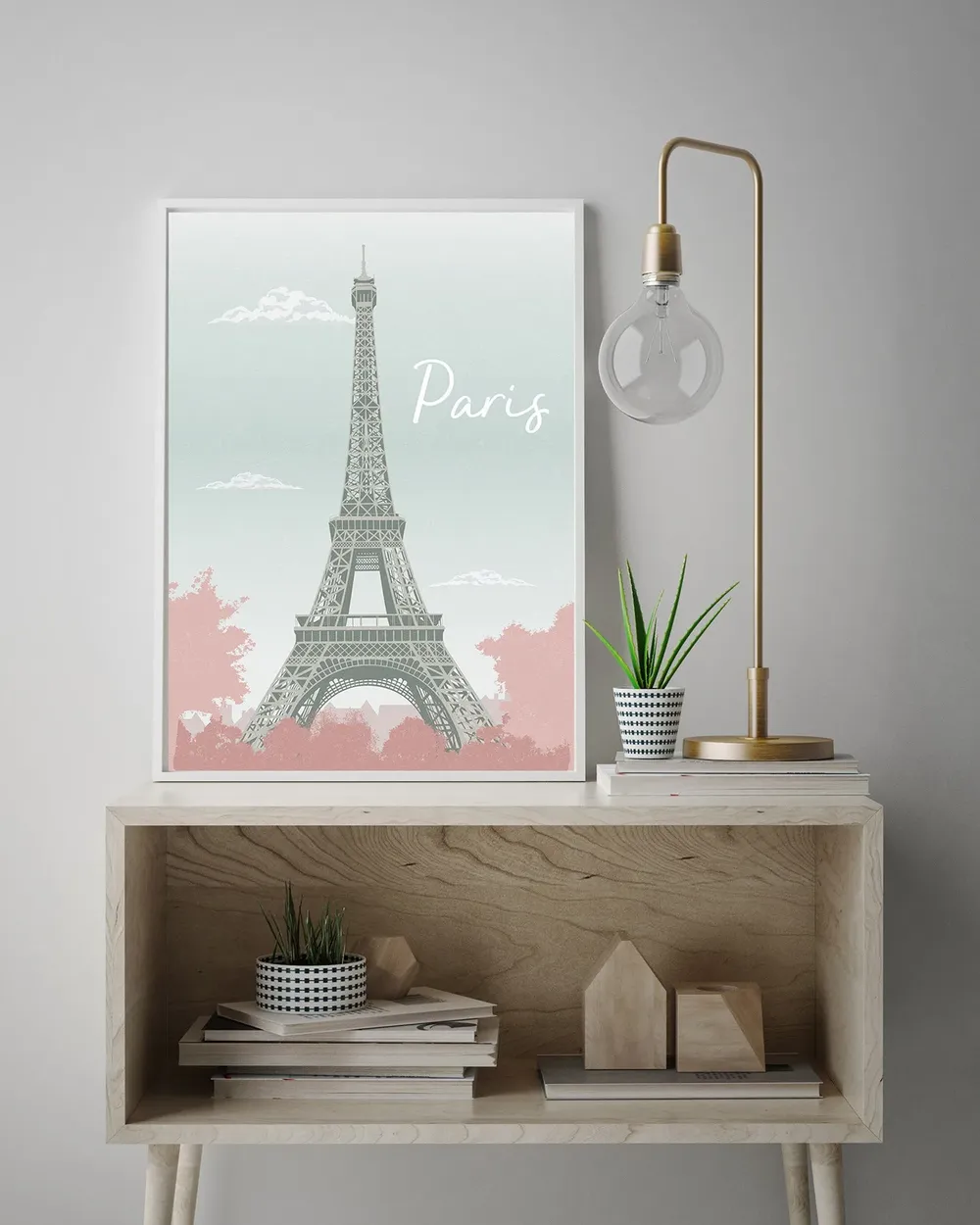 Paris Travel Poster, Europe Wall Art Print for Study - Image 3