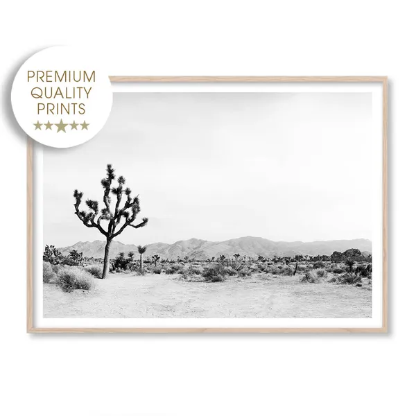 Joshua Tree Southwestern Boho Desert Art Print