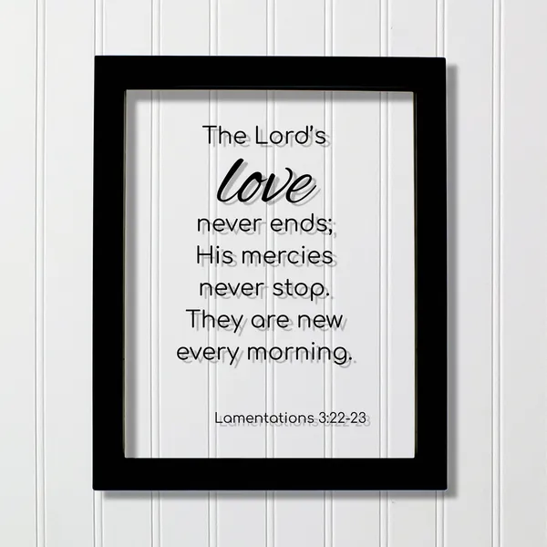 Lamentations 3:22-23 Scripture Art Print