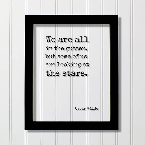 Oscar Wilde Quote Art Print, Astronomy Stars