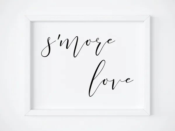 Smore Love Wedding Sign, Smores Bar Art Print