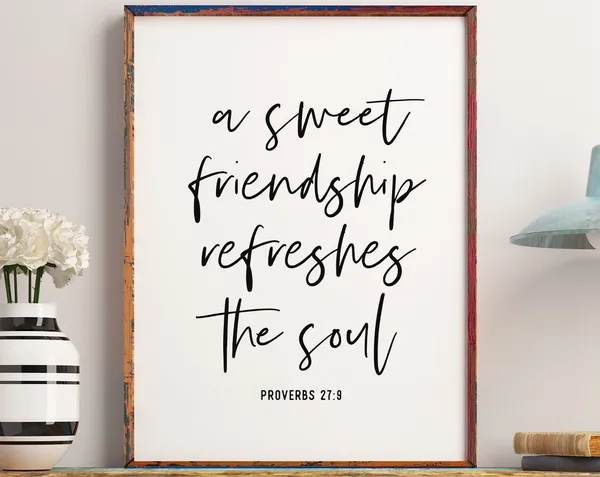 A Sweet Friendship Refreshes the Soul Art Print