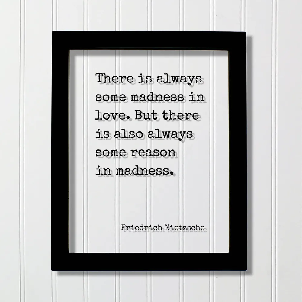Nietzsche Quote, Modern Wall Art Print