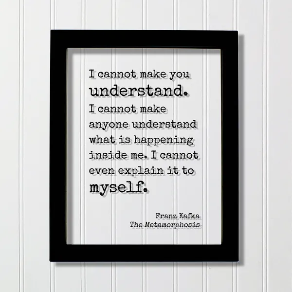 Franz Kafka The Metamorphosis Art Print