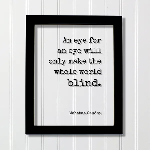 Mahatma Gandhi Quote, Forgiveness Motivational Poster