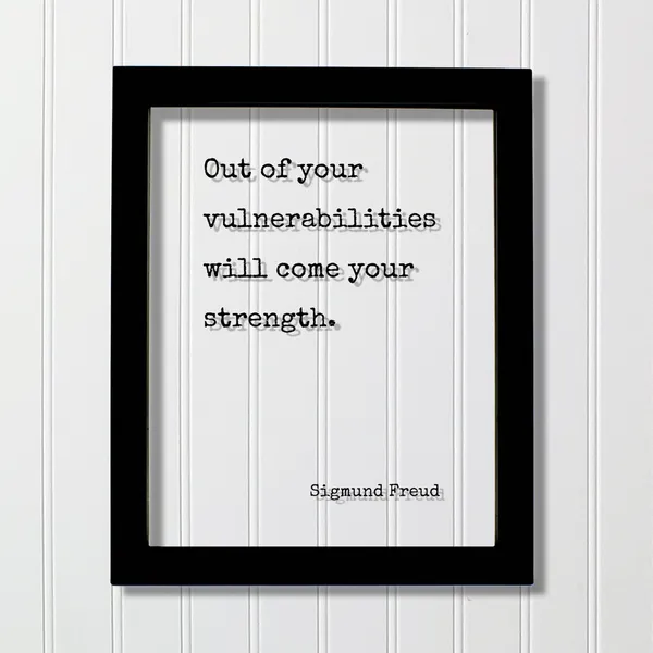 Sigmund Freud Quote Typography Art Print