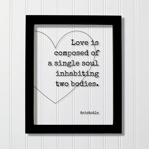 Aristotle Love Quote Art Print, Wedding Gift