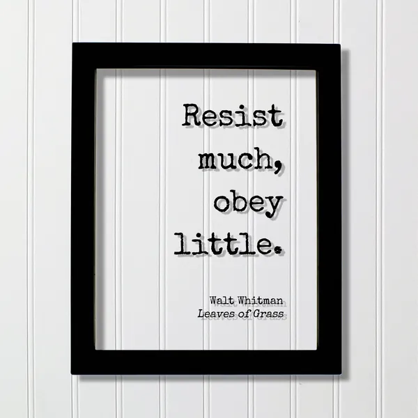 Walt Whitman Leaves Of Grass Quote Art Print