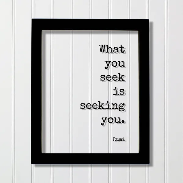 Rumi Quote Art Print, Prosperity and Progress