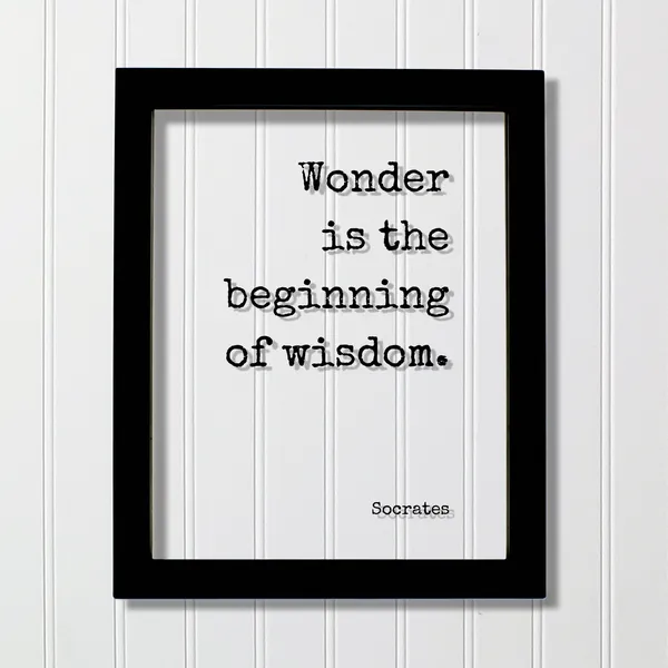 Socrates Quote Art Print, Wisdom and Learning