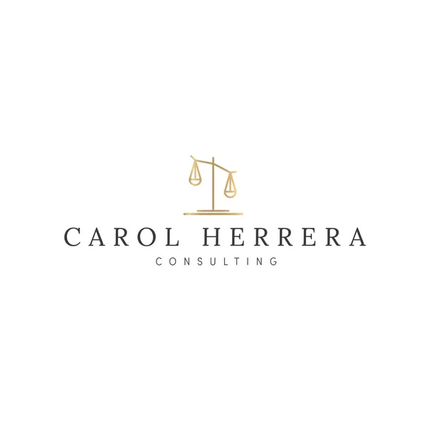 Lawyer Logo Design, Scales of Justice Poster