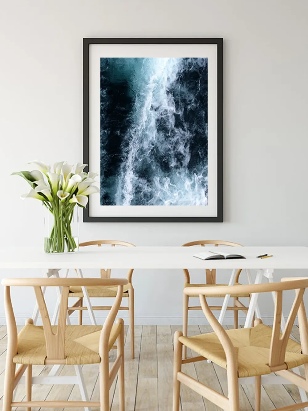 Ocean Waves Photograph, Lake Superior Coastal Art