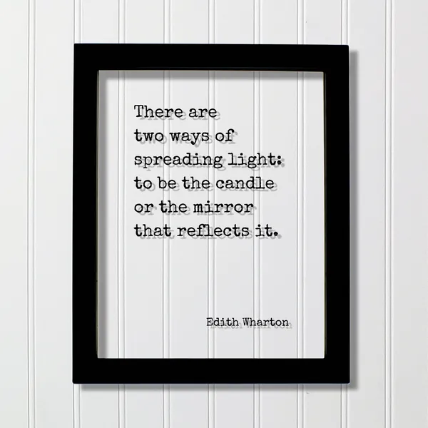 Edith Wharton Quote Art Print, Typography Quote