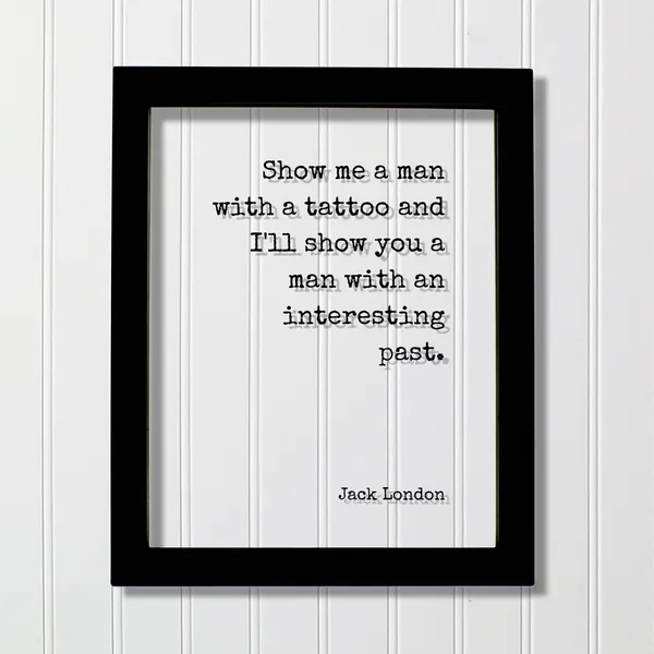 Jack London Quote Art Print, Vintage Shop Sign