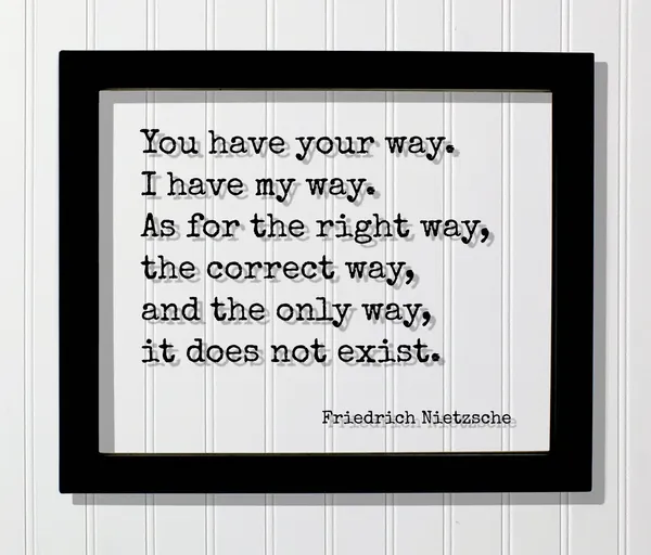 Friedrich Nietzsche Quote Art Print, Typography