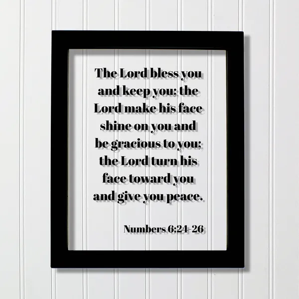 Numbers 6:24-26 Blessing Scripture Art Print