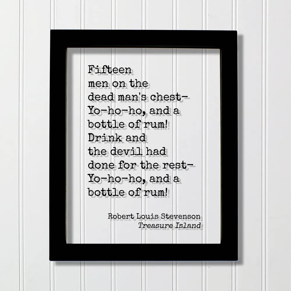 Treasure Island Pirate Song Art Print